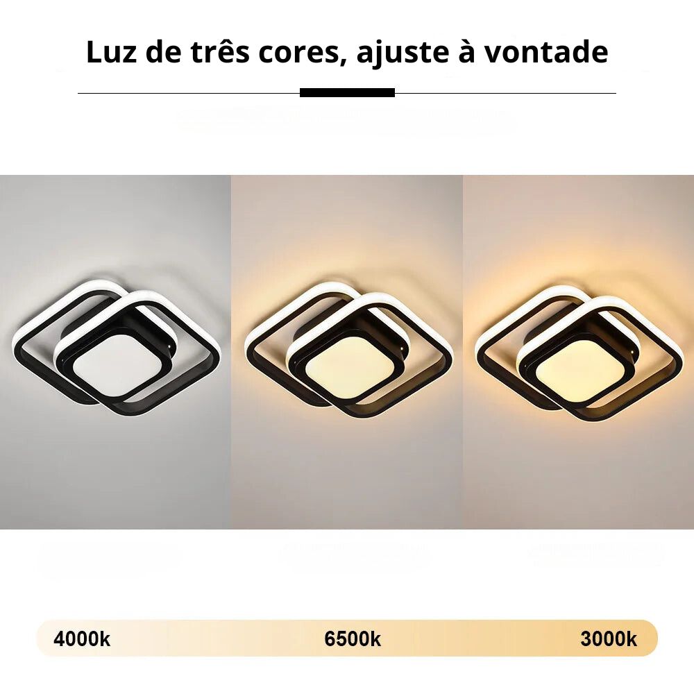 Luminária de Teto LED Design Minimalista Moderno